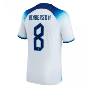 Anglia Jordan Henderson #8 Koszulka Podstawowych MŚ 2022 Krótki Rękaw